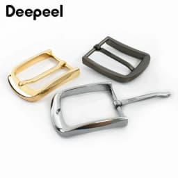 5Pcs 40mm Metal Belt Buckle for 38-39mm Belts Men Jeans Adjust Pin Clasp Man Waistband Head DIY Leather Crafts Accessories