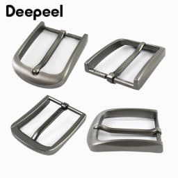 5Pcs 40mm Metal Belt Buckle for 38-39mm Belts Men Jeans Adjust Pin Clasp Man Waistband Head DIY Leather Crafts Accessories