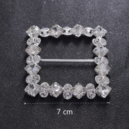 1PC Good Quality Big Size 9cm 10cm 12cm Crystal Rhinestone Buckles for Bridal Dress Women Clothing Belt Decorations Ribbon Knot