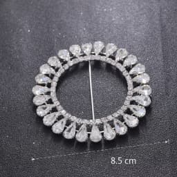 1PC Good Quality Big Size 9cm 10cm 12cm Crystal Rhinestone Buckles for Bridal Dress Women Clothing Belt Decorations Ribbon Knot