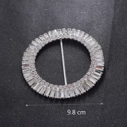 1PC Good Quality Big Size 9cm 10cm 12cm Crystal Rhinestone Buckles for Bridal Dress Women Clothing Belt Decorations Ribbon Knot