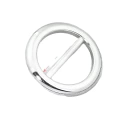 2PCS Scarf Ring Clips Waist Buckle Clip T-Shirt Tie Pin Clip for Women Fashion Metal Circle Buckle for Clothes Hat Belt Decor
