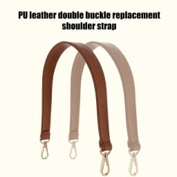 7 Colors PU Leather Bag Strap Handbags Handles For Handbag Short Bag Strap Purse Strap Golden Buckle Replacement Bag Belt Band