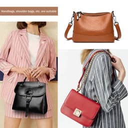 7 Colors PU Leather Bag Strap Handbags Handles For Handbag Short Bag Strap Purse Strap Golden Buckle Replacement Bag Belt Band