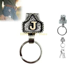 Western Metal Keychain Key Holder For Belt Quick Release Keychain Clip With Personalizing Design For Men Accessories