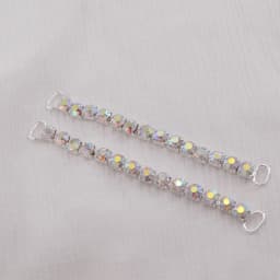 CuiEr 2pcs/lot DIY SS28 Rhinestone Crystal Bikini Women Beachwear Connectors Buckles Chain Clothing Decoration Buckle