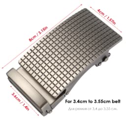 VATLTY Official Genuine Belt Buckle Men Zinc Alloy 36mm Automatic Buckle for 3.4cm to 3.5cm Non-porous Belt Male Accessories