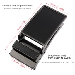 VATLTY 33mm Belt Buckle for Men Hard Alloy Fashion Trousers Automatic Buckle Non-porous Belt Buckle Male Gift