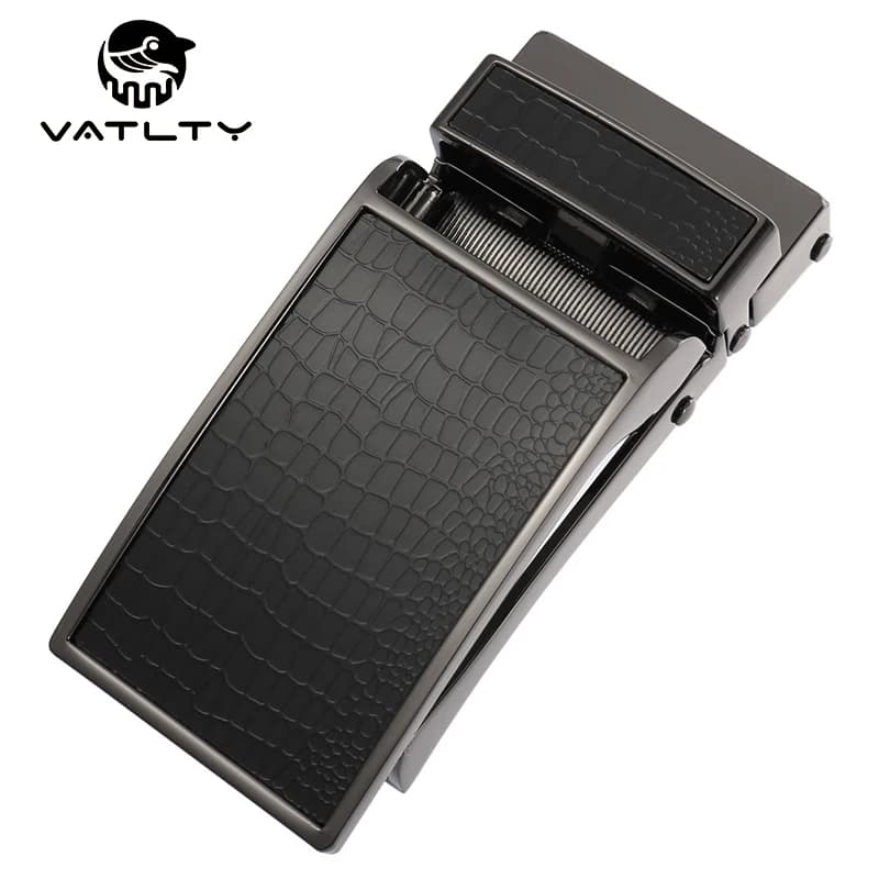 VATLTY 33mm Belt Buckle for Men Hard Alloy Fashion Trousers Automatic Buckle Non-porous Belt Buckle Male Gift