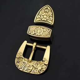 Deepeel 40mm Pure Brass Belt Head Men's Copper Vintage Dragon Belts Pin Buckle for 36-38mm Waistband Leather Crafts Accessories