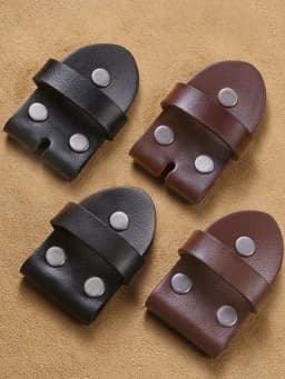 Gofanya Layered Cowhide Leather Belt Buckle Genuine Leather Waist Belt Accessories No Buckle Strap Leather Ring Head Piece Le...
