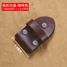 Gofanya Layered Cowhide Leather Belt Buckle Genuine Leather Waist Belt Accessories No Buckle Strap Leather Ring Head Piece Le...