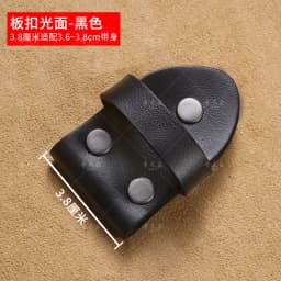 Gofanya Layered Cowhide Leather Belt Buckle Genuine Leather Waist Belt Accessories No Buckle Strap Leather Ring Head Piece Le...