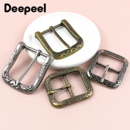 1/2Pcs Deepeel 35/40mm Vintage Metal Bag Belt Buckle Antique Brass Silver Leather Adjust Pin Clasp DIY Webbing Strap Decor Hook