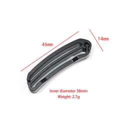 〔Funny〕10 Pcs Plastic Clip Belt Clip Carabiner Belt Clip Black Quick Slip Keeper Buckle End Clip Slider 20-50mm For Backpack