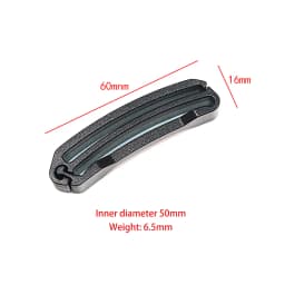 〔Funny〕10 Pcs Plastic Clip Belt Clip Carabiner Belt Clip Black Quick Slip Keeper Buckle End Clip Slider 20-50mm For Backpack