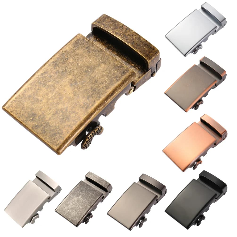 Automatic Belt Buckle Genuine Leather 3.5cm Width Belts Buckle For Men Male Luxury Automatic Buckle Head CE36-2207