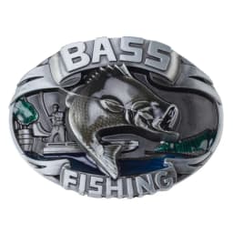 Fishing Belt Buckle I'd Rather Be Fishing Outdoor Leisure