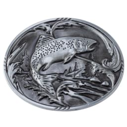 Fishing Belt Buckle I'd Rather Be Fishing Outdoor Leisure