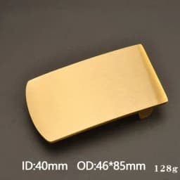 1Pc Deepeel 39/40mm Stainless Steel Pure Brass Belt Buckles for Men's 37-38mm Strap DIY Leather Belts Craft Hardware Accessories