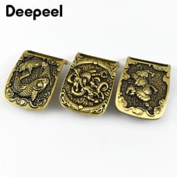 1Pc Deepeel 39/40mm Stainless Steel Pure Brass Belt Buckles for Men's 37-38mm Strap DIY Leather Belts Craft Hardware Accessories