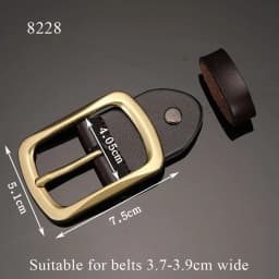 1Pc Men's Alloy Belt Head Metal Pin Buckle DIY Handmade Replacement Pin Buckle Leather Craft Sewing Jeans Accessories Bag Buckle