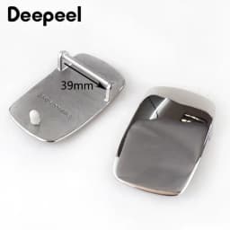 1Pc Deepeel 39mm Stainless Steel Belt Buckle Metal Brushed Smooth for Men's Waistband Head DIY Jeans Accessories Leather Craft