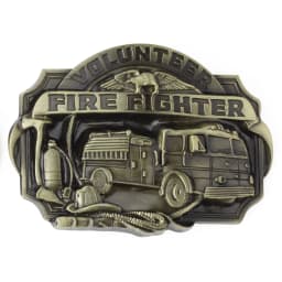 Belt Buckle Firefighter Fire Truck Fire Brigade Belt DIY Components Handmade Belt Accessories Waistband Buckle Fire emergency