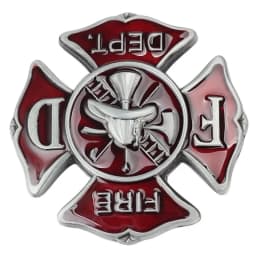 Belt Buckle Firefighter Fire Truck Fire Brigade Belt DIY Components Handmade Belt Accessories Waistband Buckle Fire emergency