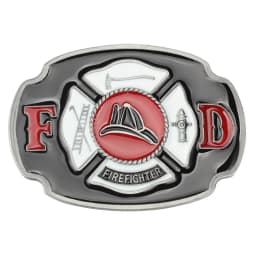Belt Buckle Firefighter Fire Truck Fire Brigade Belt DIY Components Handmade Belt Accessories Waistband Buckle Fire emergency