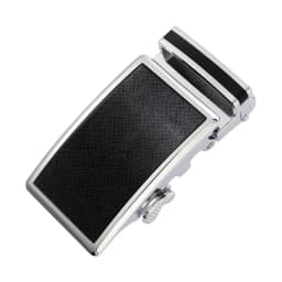 VATLTY Luxury Belt Buckle for Men Premium Metal 36mm Automatic Buckle Stylish Silver Belt Buckle for Non-perforated Belts Male