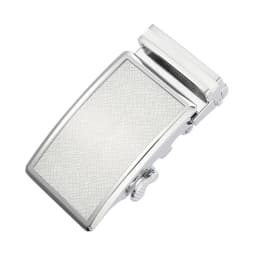 VATLTY Luxury Belt Buckle for Men Premium Metal 36mm Automatic Buckle Stylish Silver Belt Buckle for Non-perforated Belts Male