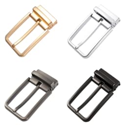 VATLTY New 35mm Belt Buckle for Men Hard Zinc Alloy Silver Buckle Stylish Business Belt Pin Buckle Male Gift