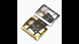 Men Western Vintage Gold Wide Double Pin Center Bar Leathercraft Leather Belt Buckle Replacement Fit 55mm