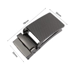 VATLTY 32mm Belt Buckle for Men High-Quality Zinc Alloy Anti-Oxidation Automatic Buckle Silver Belt Buckle for Holeless Belts