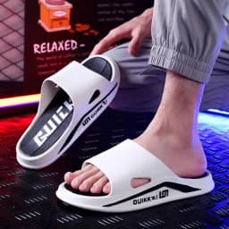 Men's Summer Thick Bottom Super Soft Slippers Indoor Outdoor Use Bathing Home Wear Comfortable Slip-On Sandals