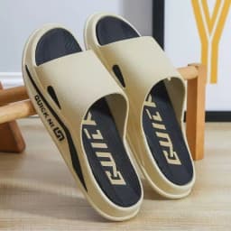 Men's Summer Thick Bottom Super Soft Slippers Indoor Outdoor Use Bathing Home Wear Comfortable Slip-On Sandals