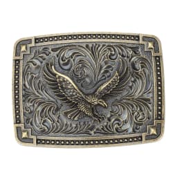 Vintage style belt buckle for man woman Eagle pattern alloy material Jeans accessories