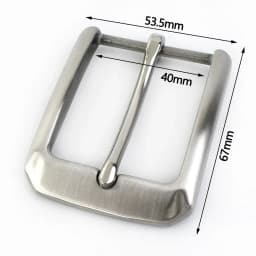 1Pc Deepeel 40mm Stainless Steel Men Belt Buckle Pin Buckles High Quality Leather Craft Leisure Waistband Head Decor Accessories