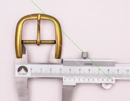 Quality Heavy Duty Retro Brass Plated DIY Leahtercraft Handmade Oval Center Bar Pin Belt Buckle Replacement Fit 35 MM
