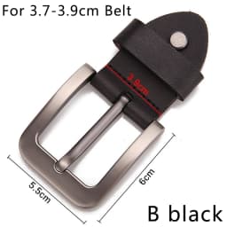 1Pc Deepeel 34/39mm Men's Alloy Belt Head Waistband Buckels DIY Handmade Replacement Pin Buckle Belts Leather Craft Accessories