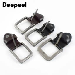 1Pc Deepeel 34/39mm Men's Alloy Belt Head Waistband Buckels DIY Handmade Replacement Pin Buckle Belts Leather Craft Accessories