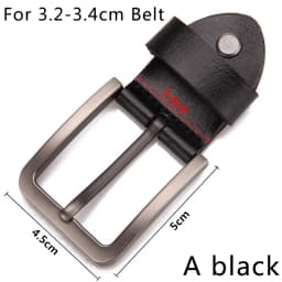 1Pc Deepeel 34/39mm Men's Alloy Belt Head Waistband Buckels DIY Handmade Replacement Pin Buckle Belts Leather Craft Accessories