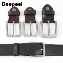 1Pc Deepeel 34/39mm Men's Alloy Belt Head Waistband Buckels DIY Handmade Replacement Pin Buckle Belts Leather Craft Accessories