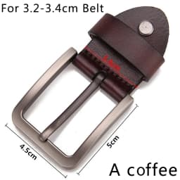1Pc Deepeel 34/39mm Men's Alloy Belt Head Waistband Buckels DIY Handmade Replacement Pin Buckle Belts Leather Craft Accessories