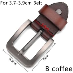 1Pc Deepeel 34/39mm Men's Alloy Belt Head Waistband Buckels DIY Handmade Replacement Pin Buckle Belts Leather Craft Accessories