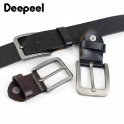 1Pc Deepeel 34/39mm Men's Alloy Belt Head Waistband Buckels DIY Handmade Replacement Pin Buckle Belts Leather Craft Accessories