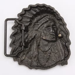 Men's Belt Buckle Indian Head Belt DIY Accessories Western Cowboy Style Smooth Belt Buckle K1