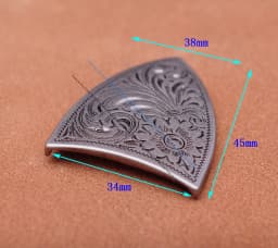 Inner 38MM Antique Silver Floral Engraved Western Cowboy Cowgirl Rodeo Belt Buckle 5-PC Set Unisex Fits 1 1/2" Strap
