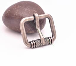 BKD0677 30Mm Solid Western Sturdy Square Heel Bar Pin Buckles for Men Jeans Belt Buckle Diy Leathercraft Dog Collar Belt